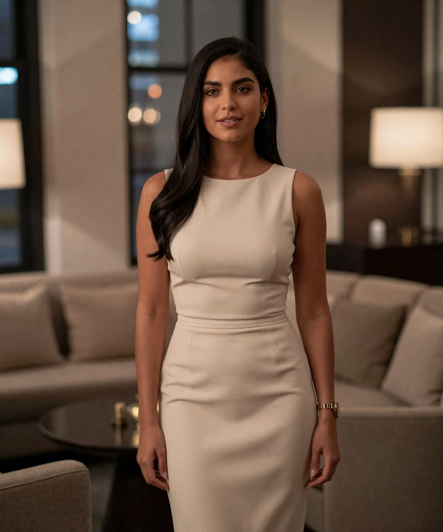 Elegant woman in a refined Carmel Indiana setting representing premium sugar daddy Indianapolis matches
