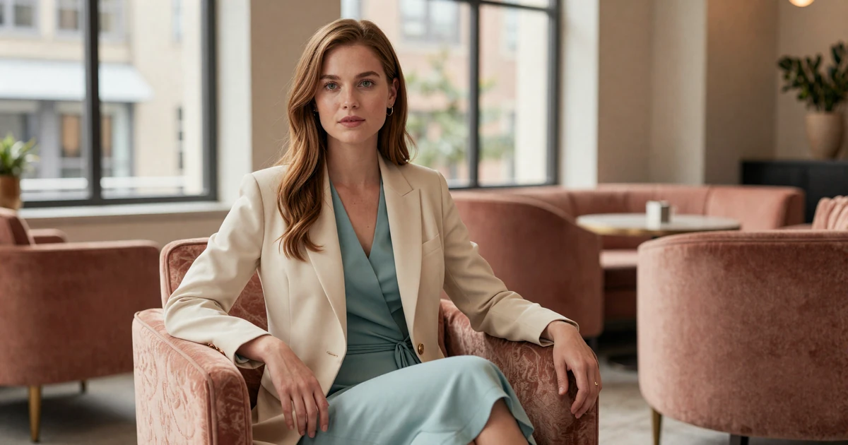Elegant woman in a refined Belle Meade lounge representing private sugar daddy Nashville matching