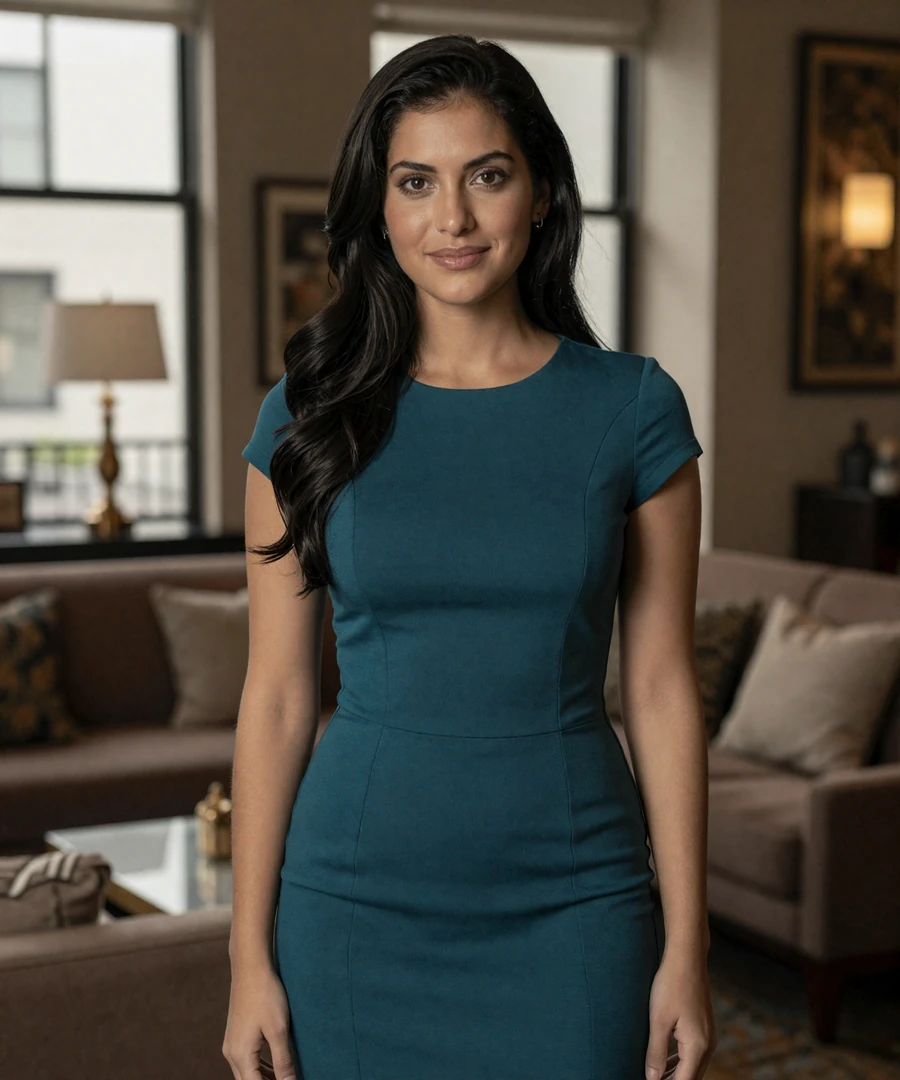 Elegant woman in a River Oaks style lounge representing private sugar baby Houston matching